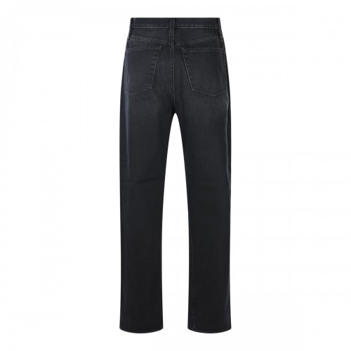 BLACK COTTON JEANS