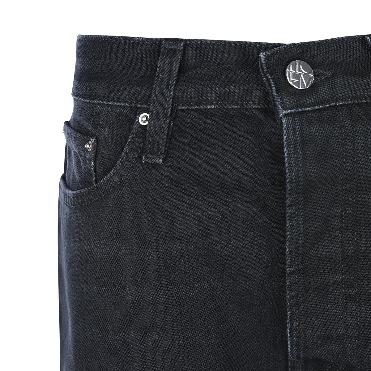 BLACK COTTON JEANS
