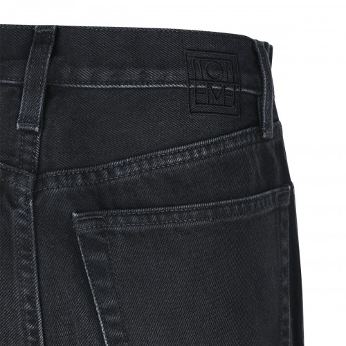BLACK COTTON JEANS