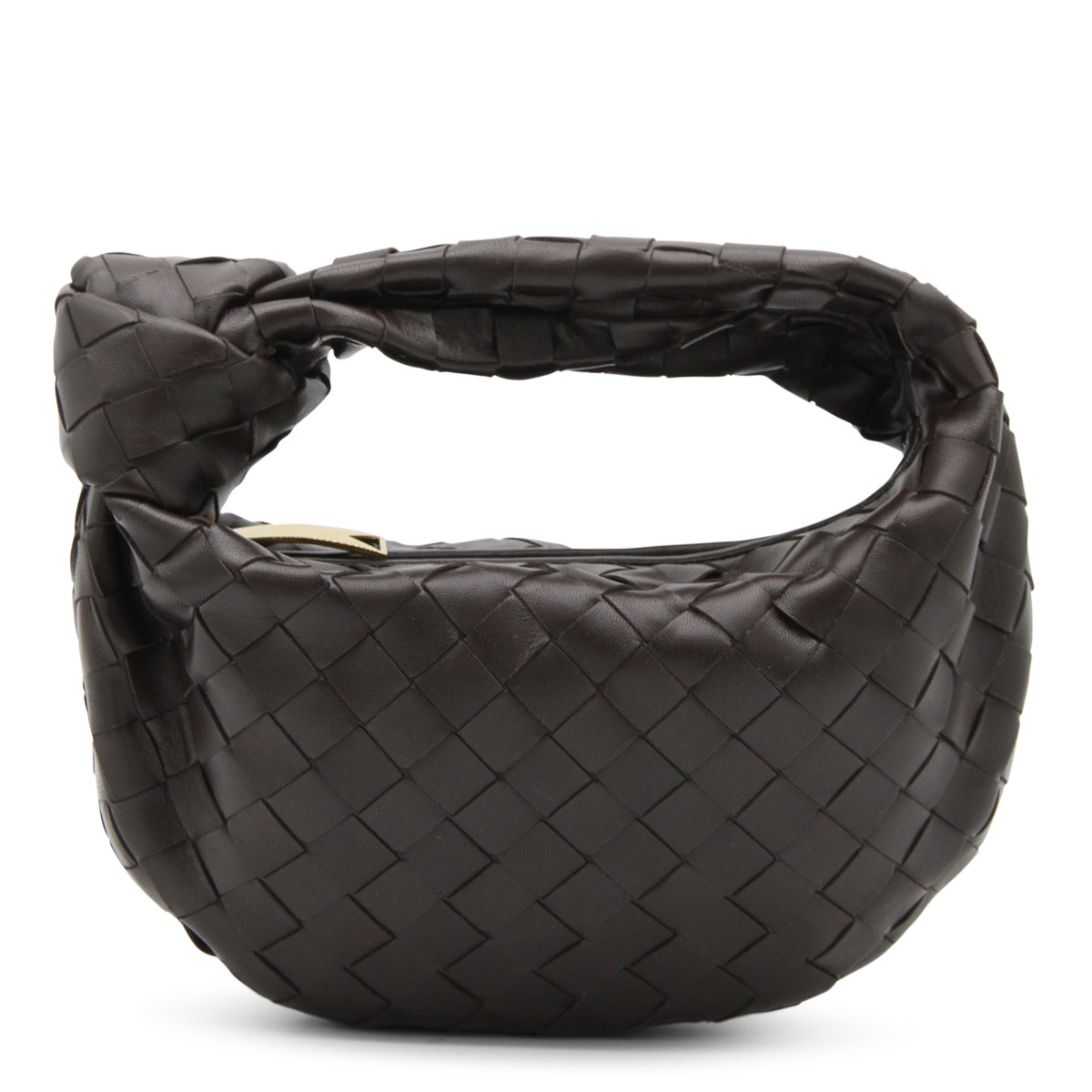 DARK BROWN LEATHER MINI BAG