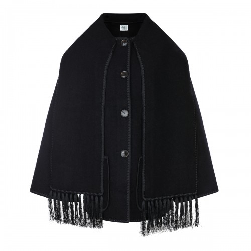 BLACK WOOL COAT