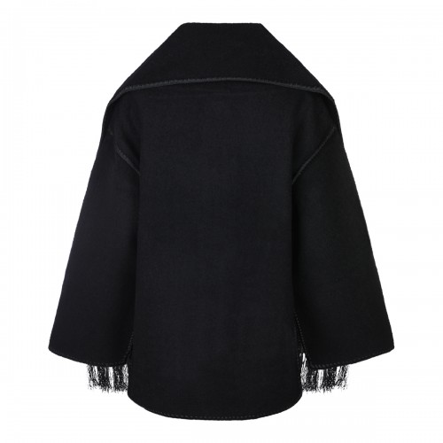 BLACK WOOL COAT