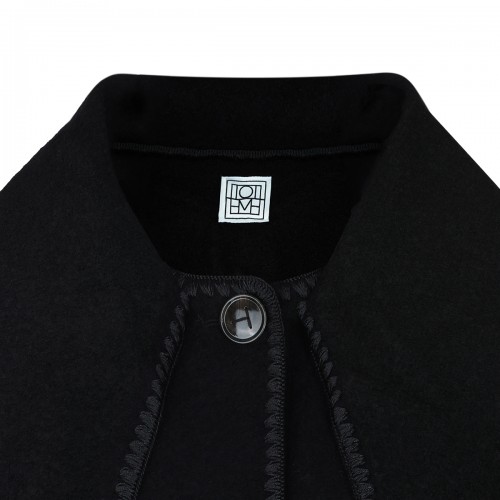BLACK WOOL COAT
