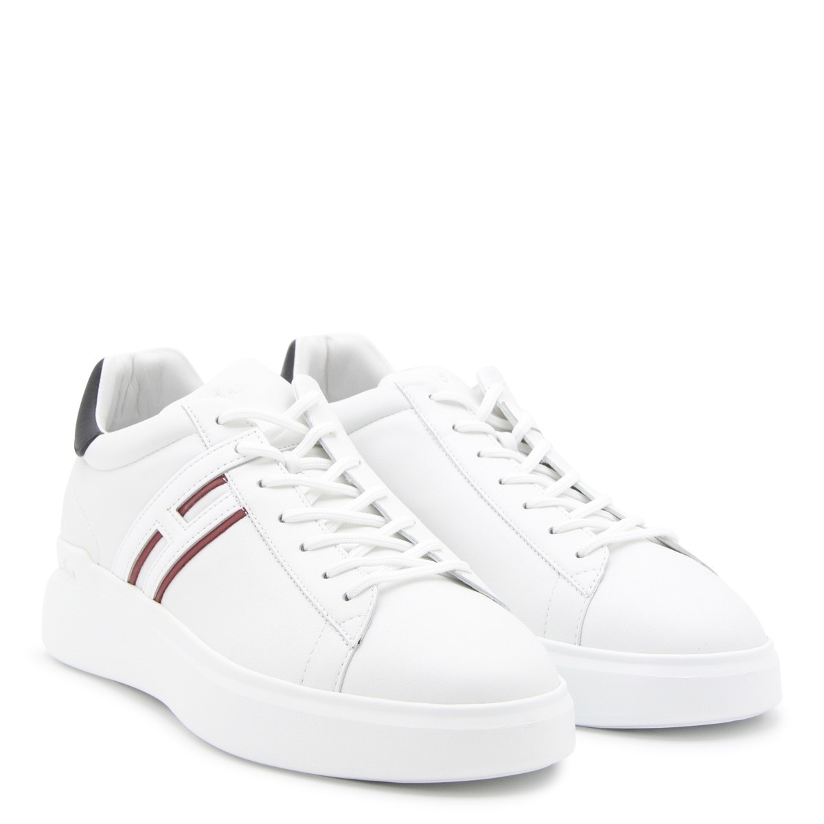 WHITE LEATHER H580 SNEAKERS