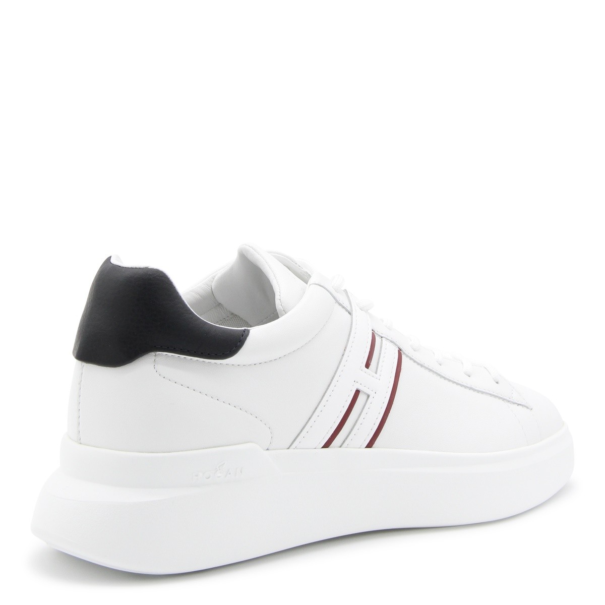 WHITE LEATHER H580 SNEAKERS
