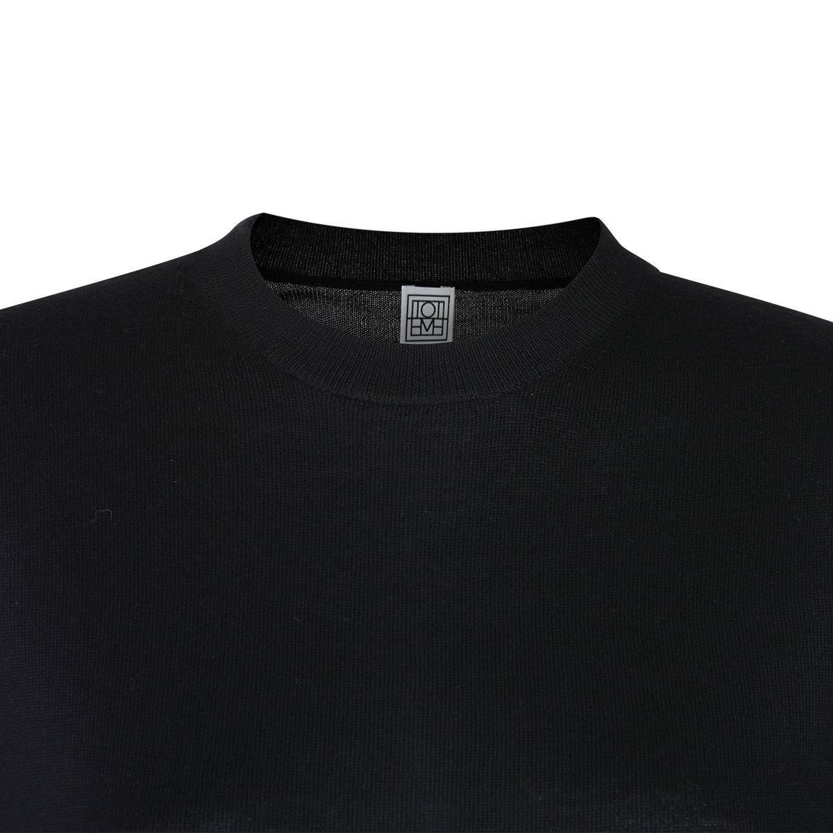 BLACK WOOL KNITWEAR