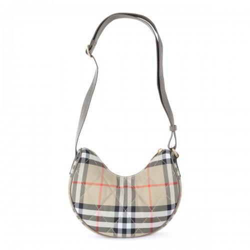 BEIGE HORSESHOE CROSSBODY BAG