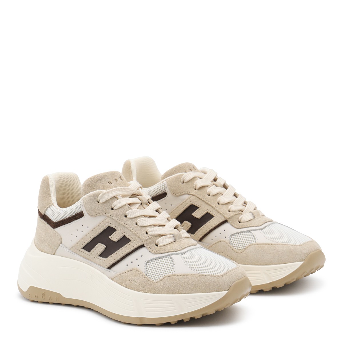 BEIGE LEATHER SNEAKERS BEIGE LEATHER SNEAKERS