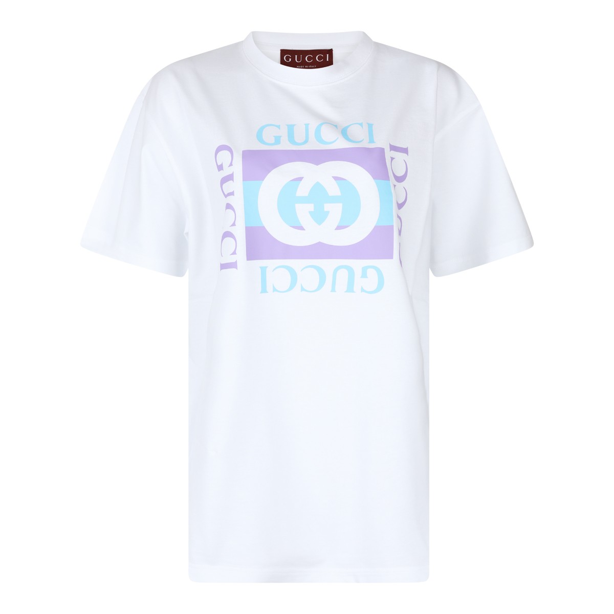 WHITE COTTON T-SHIRT