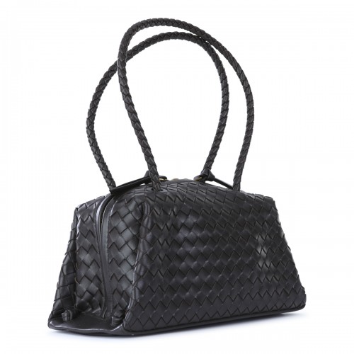 BLACK LEATHER TOKYO POUCH