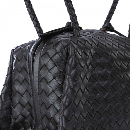 BLACK LEATHER TOKYO POUCH