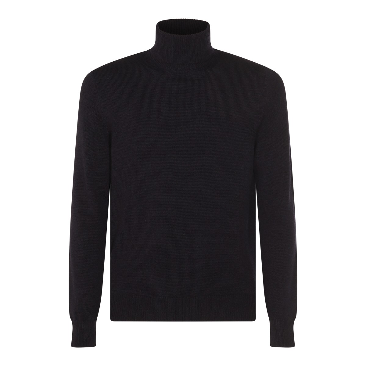 DARK BLUE CASHMERE KNITWEAR