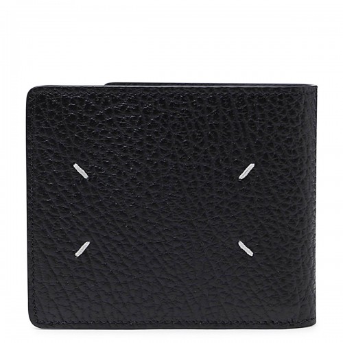 BLACK LEATHER WALLET