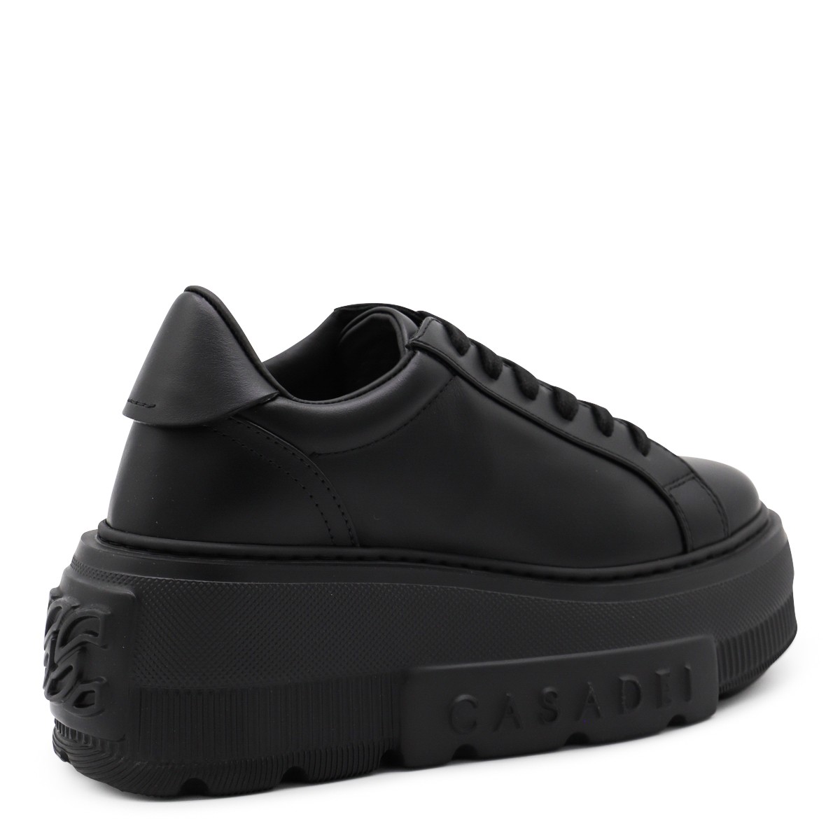 BLACK LEATHER SNEAKERS BLACK LEATHER SNEAKERS