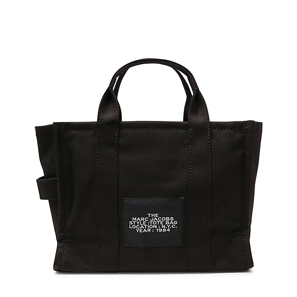 BLACK COTTON THE MEDIUM TOTE BAG