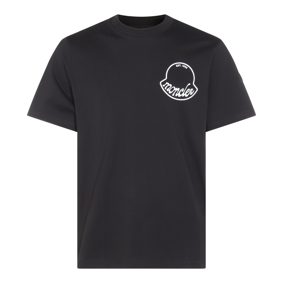 BLACK COTTON T-SHIRT