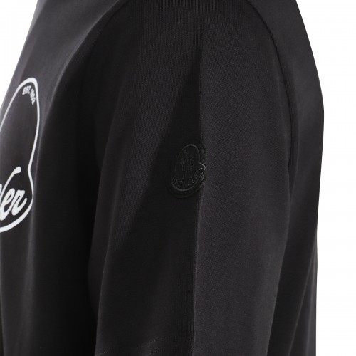 BLACK COTTON T-SHIRT