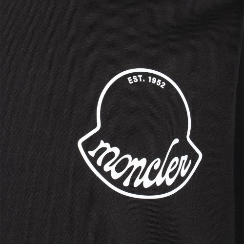 BLACK COTTON T-SHIRT