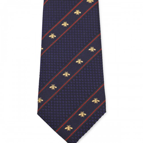DARK NAVY SILK TIE