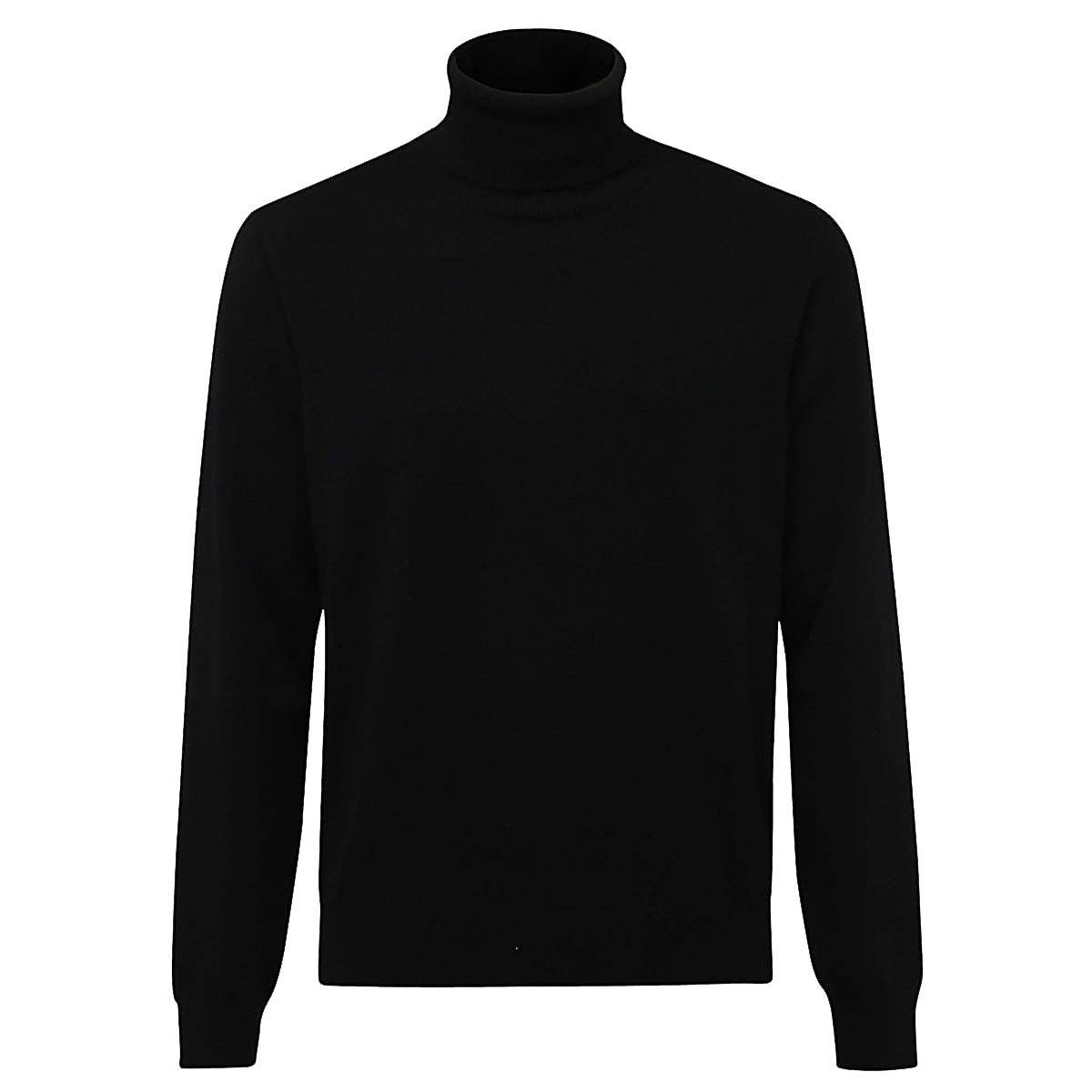 BLACK WOOL KNITWEAR