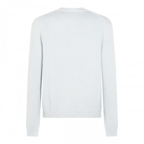 LIGHT BLUE WOOL KNITWEAR