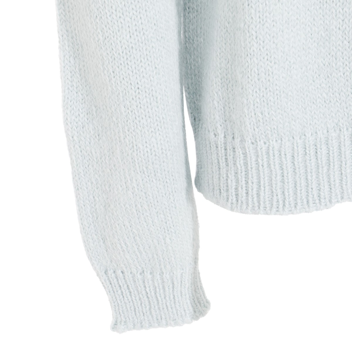 LIGHT BLUE WOOL KNITWEAR