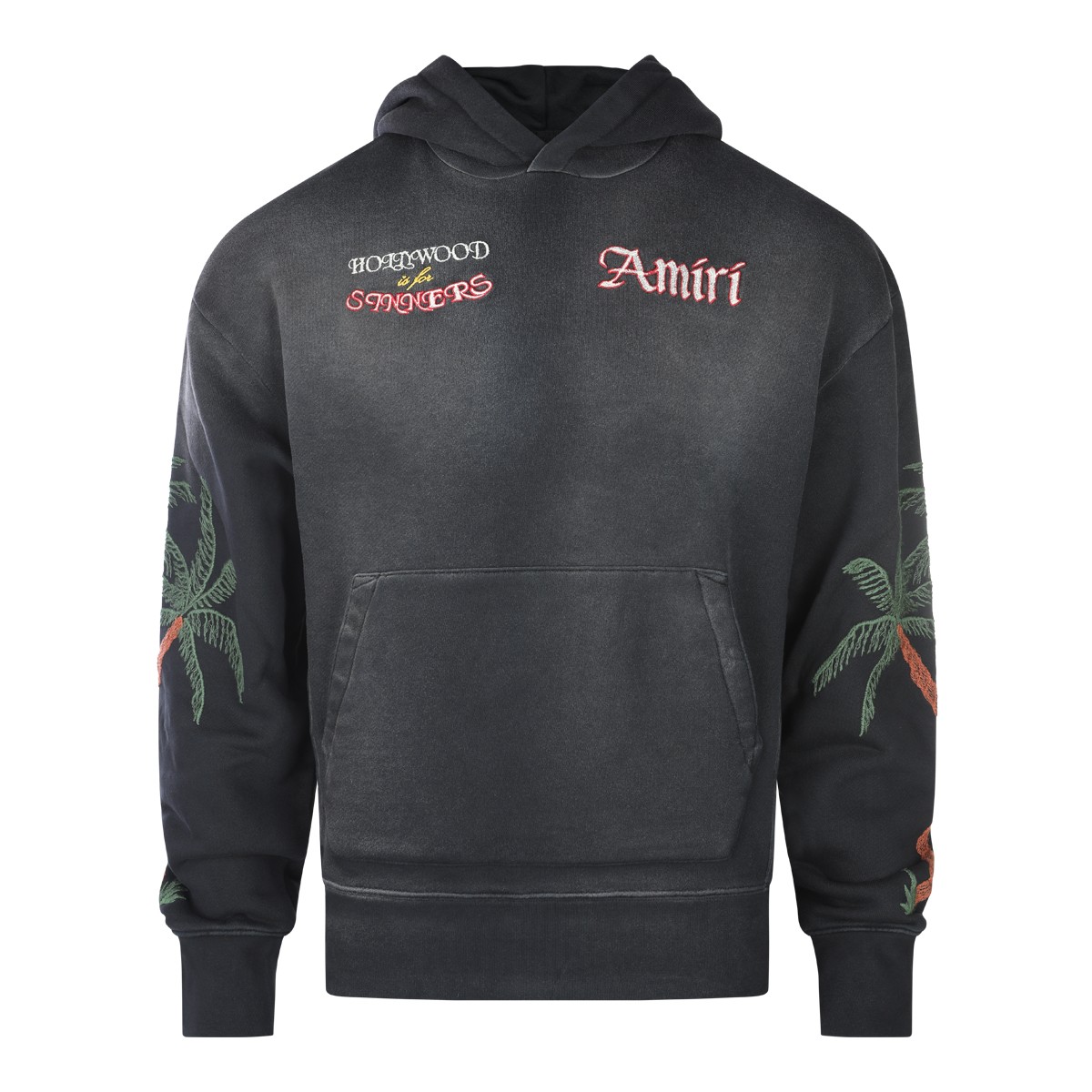 BLACK COTTON SWEATSHIRT