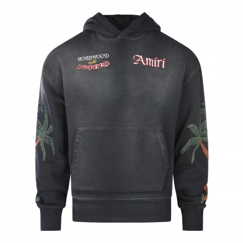 BLACK COTTON SWEATSHIRT
