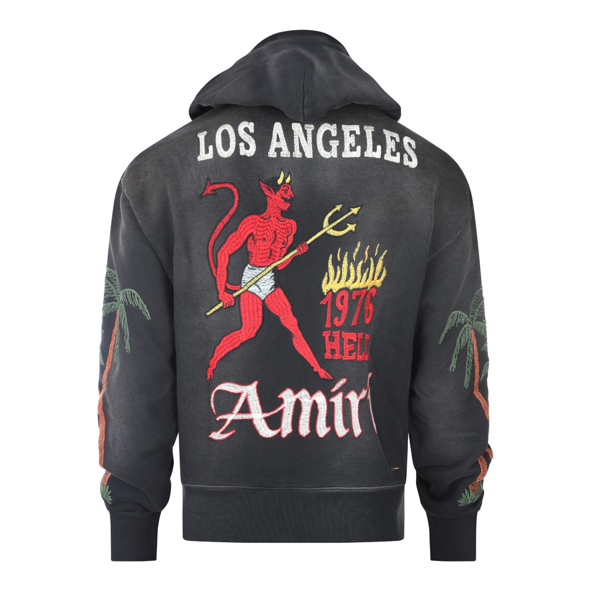 BLACK COTTON SWEATSHIRT