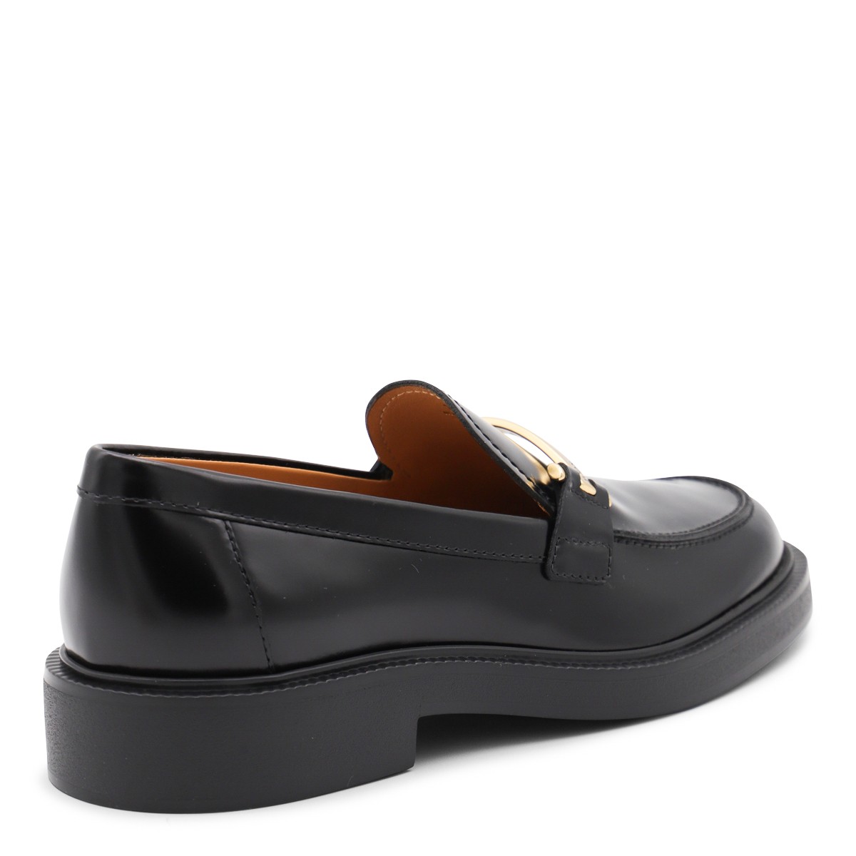 BLACK LEATHER LOAFERS BLACK LEATHER LOAFERS