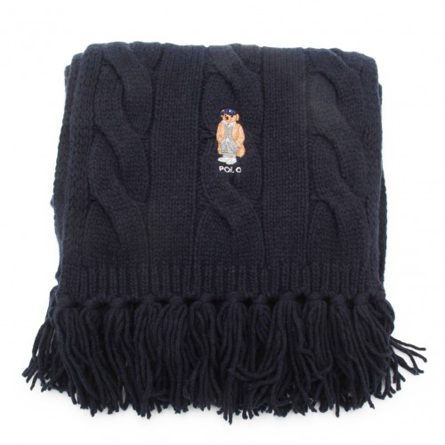 NAVY WOOL BEANIE