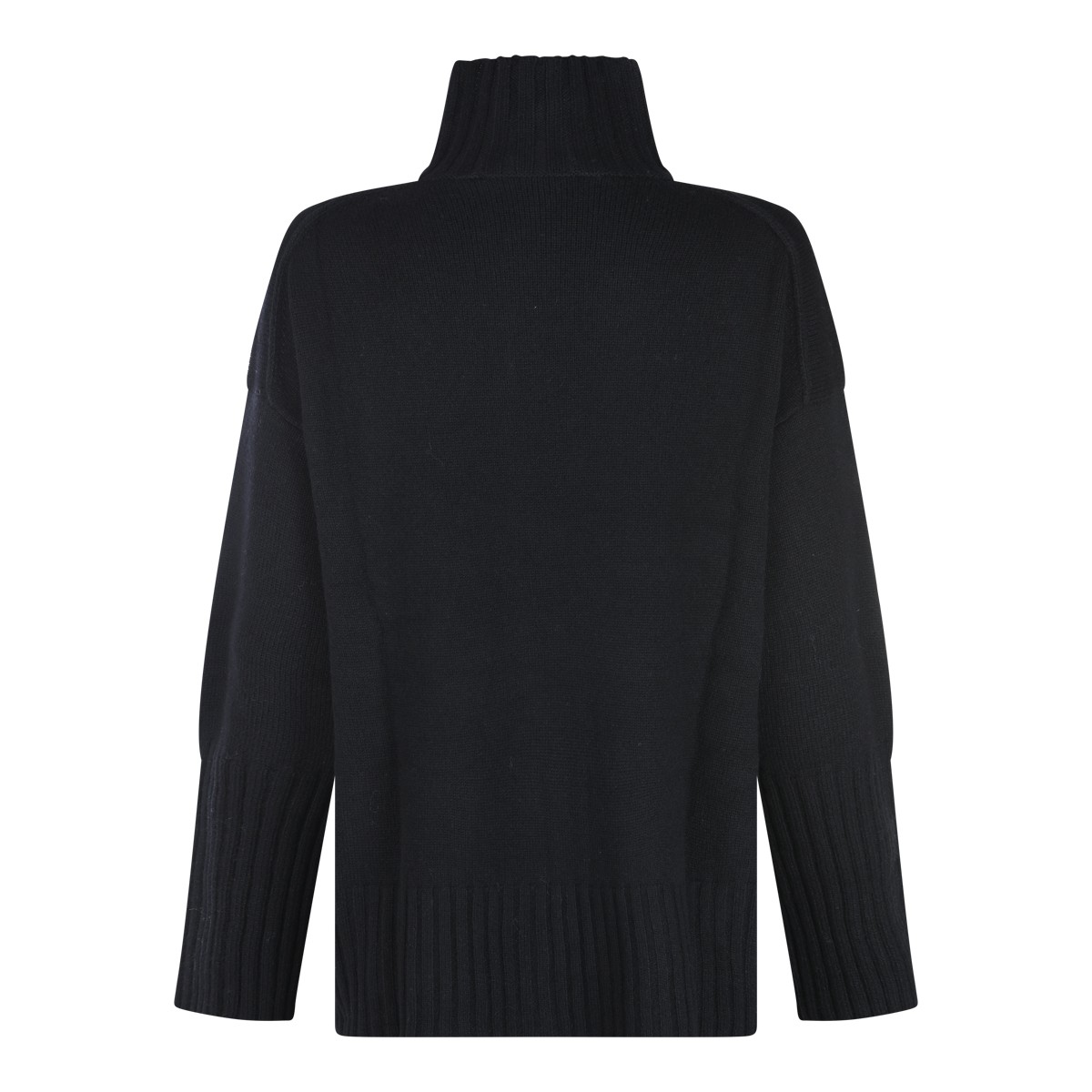 BLACK WOOL PORZIA KNITWEAR