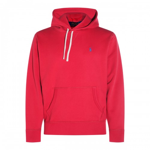 RED COTTON SWEATSHIRT