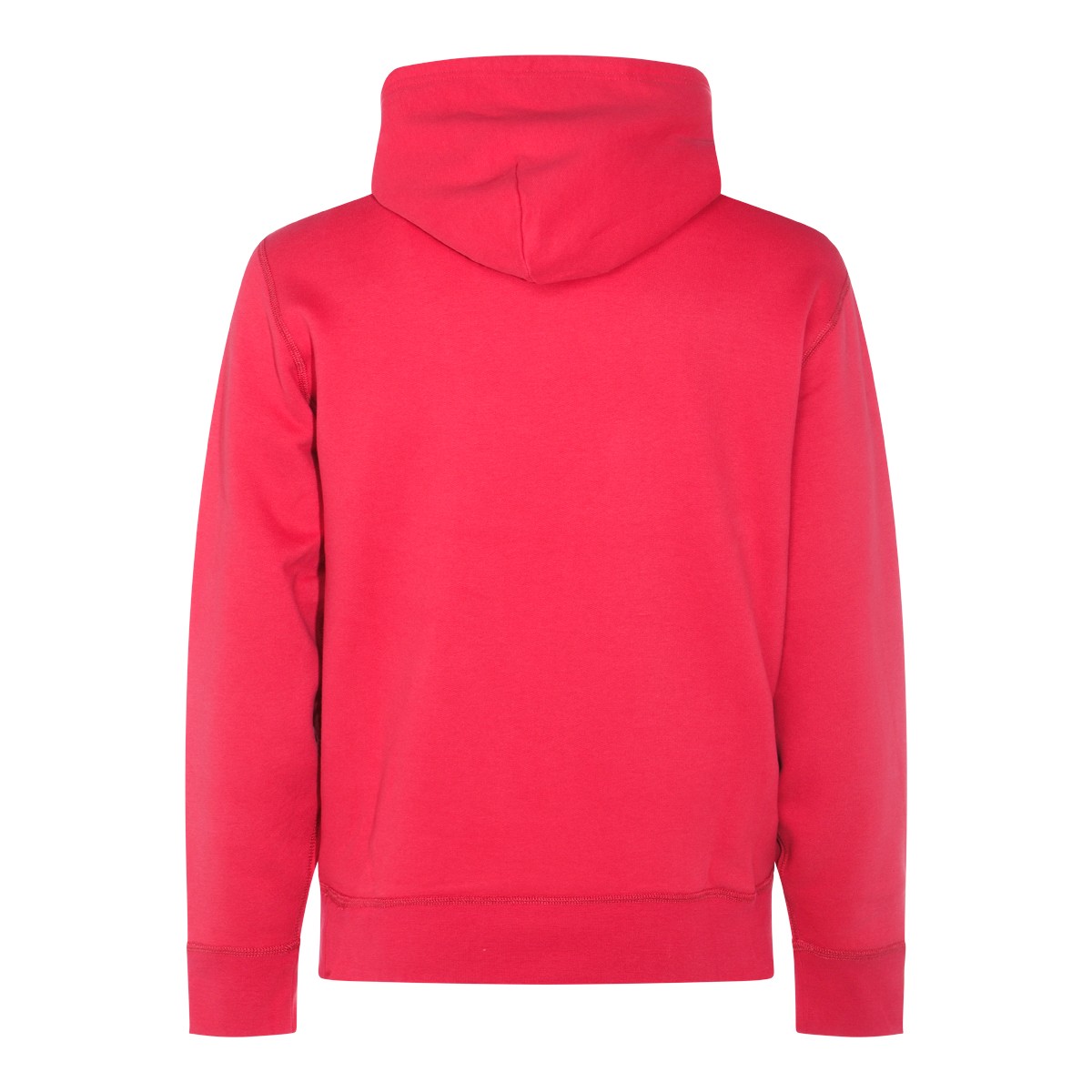 RED COTTON SWEATSHIRT