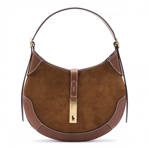 BROWN LEATHER SHOULDER BAG