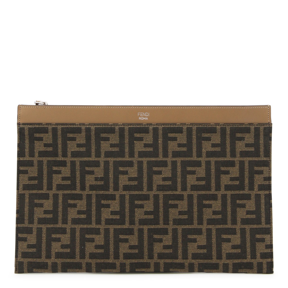 TABACCO CANVAS MONOGRAM POUCH