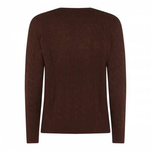 BROWN WOOL KNITWEAR 2