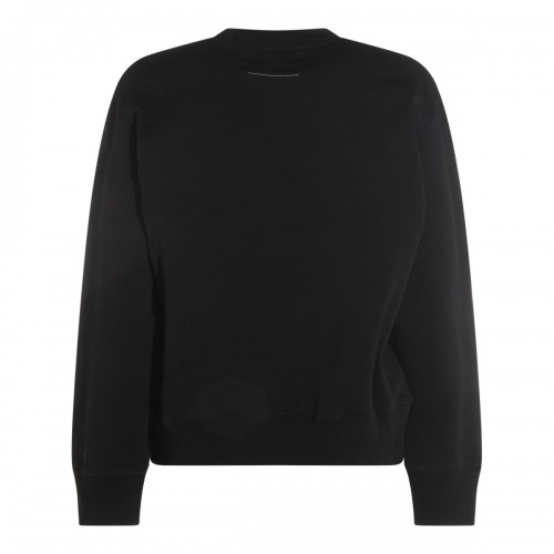 BLACK COTTON SWEATSHIRT 2