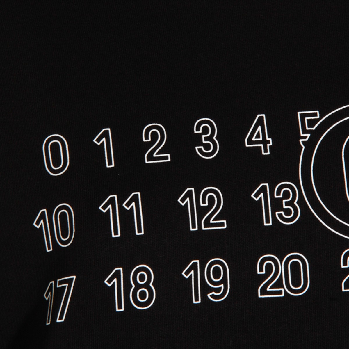 BLACK COTTON SWEATSHIRT