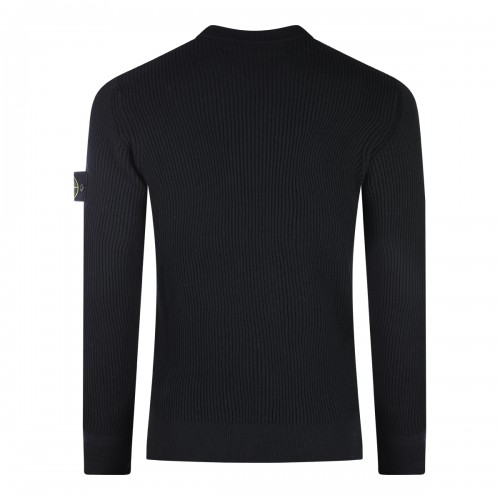 BLACK WOOL KNITWEAR