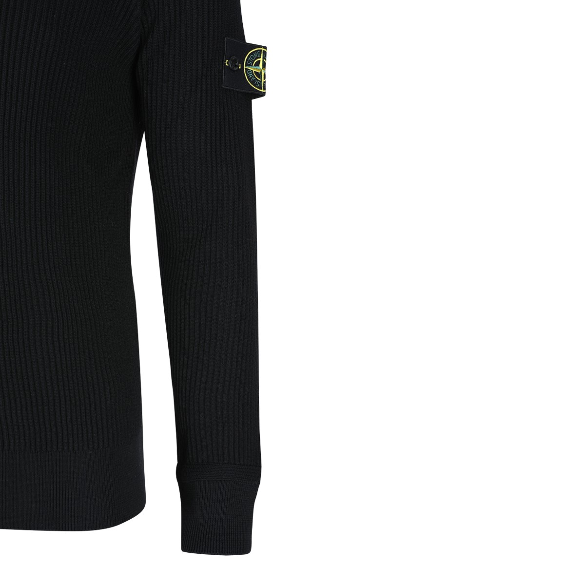 BLACK WOOL KNITWEAR