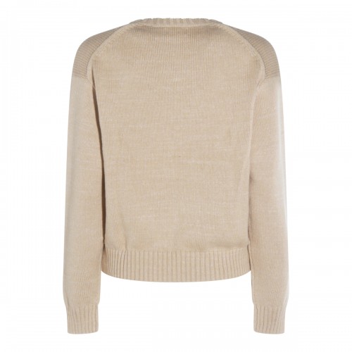 BEIGE COTTON KNITWEAR