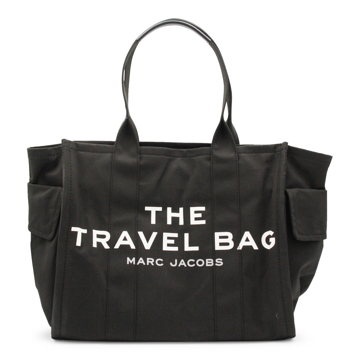 BLACK COTTON THE TRAVEL TOTE