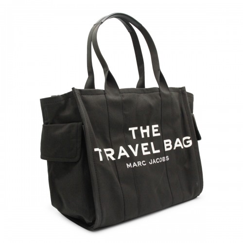 BLACK COTTON THE TRAVEL TOTE