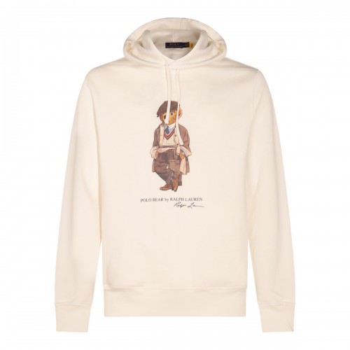 CREAM COTTON SWEATSHIRT