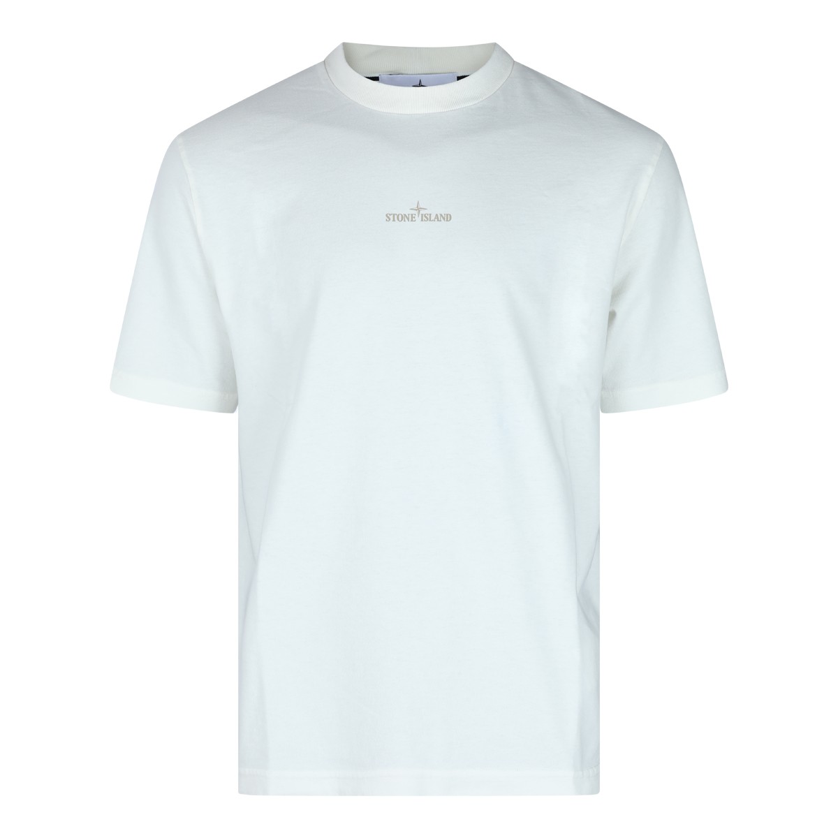 WHITE COTTON T-SHIRT