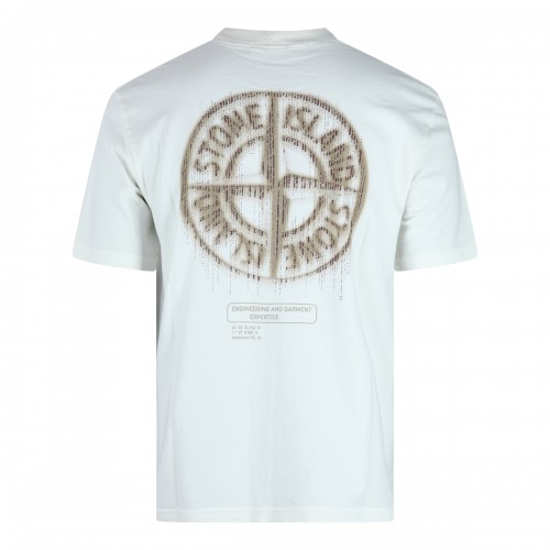 WHITE COTTON T-SHIRT