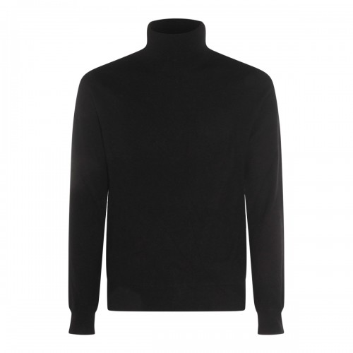 BLACK CASHMERE KNITWEAR