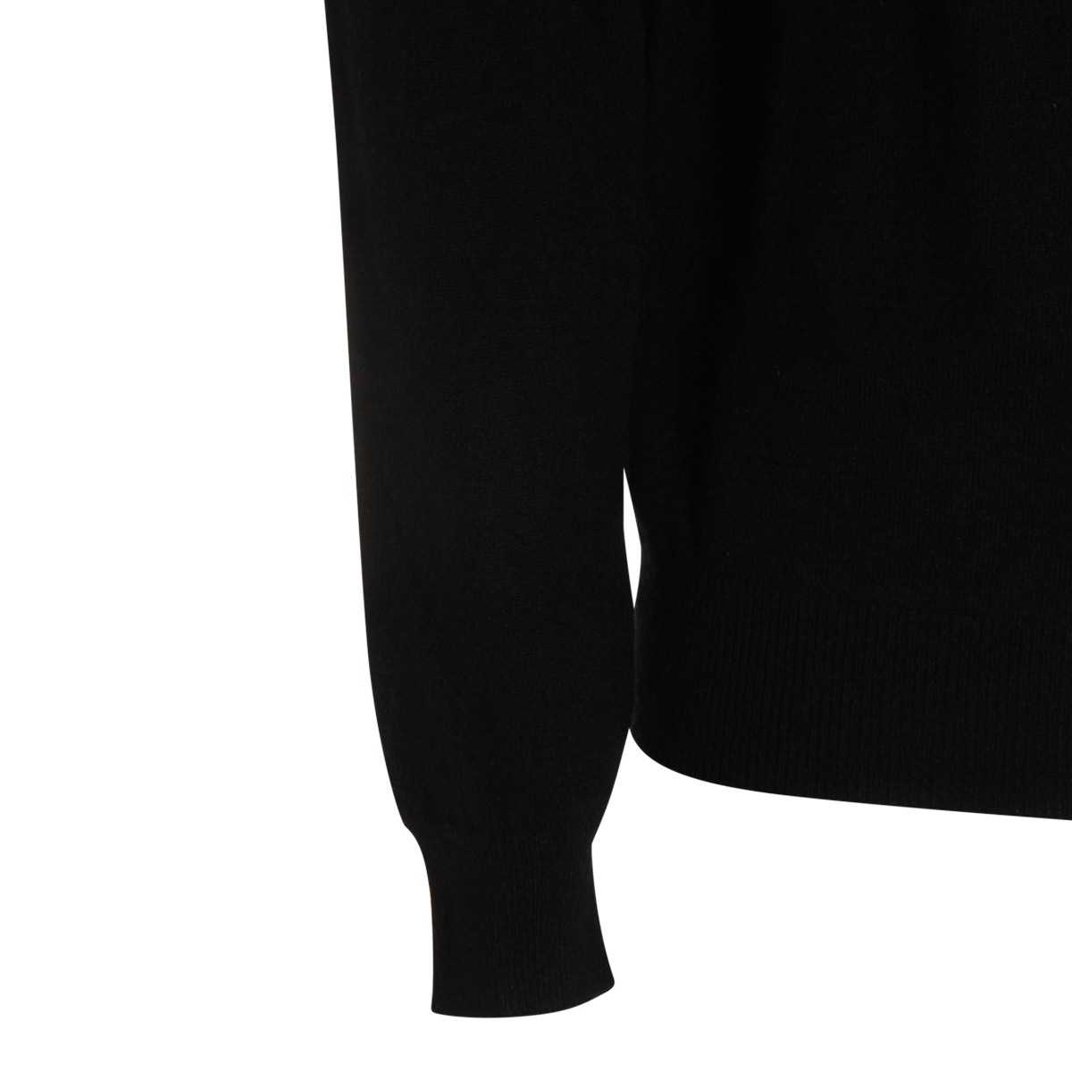 BLACK CASHMERE KNITWEAR