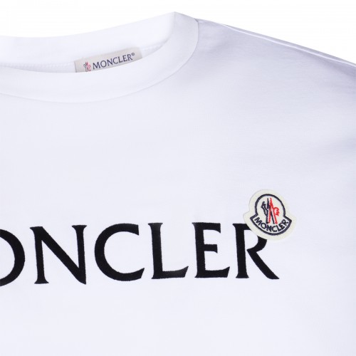 WHITE COTTON T-SHIRT